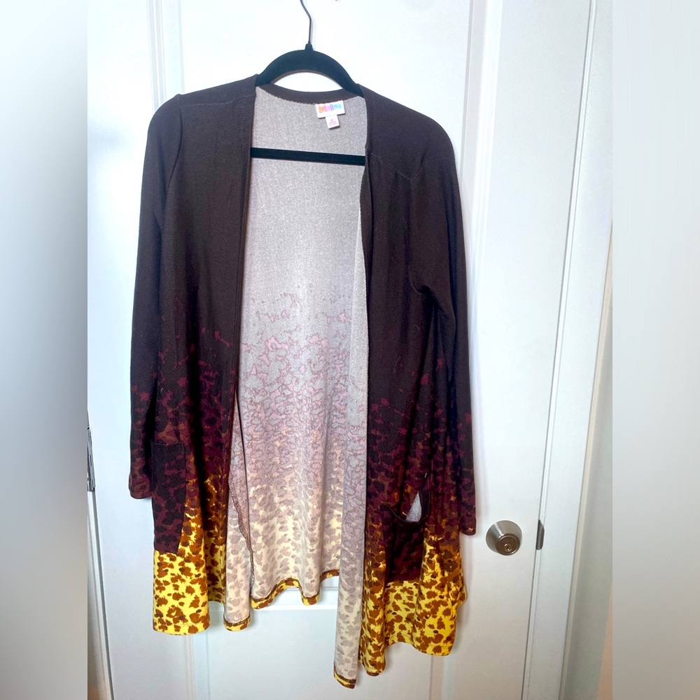 LulaRoe Ombré Print Caroline Cardigan